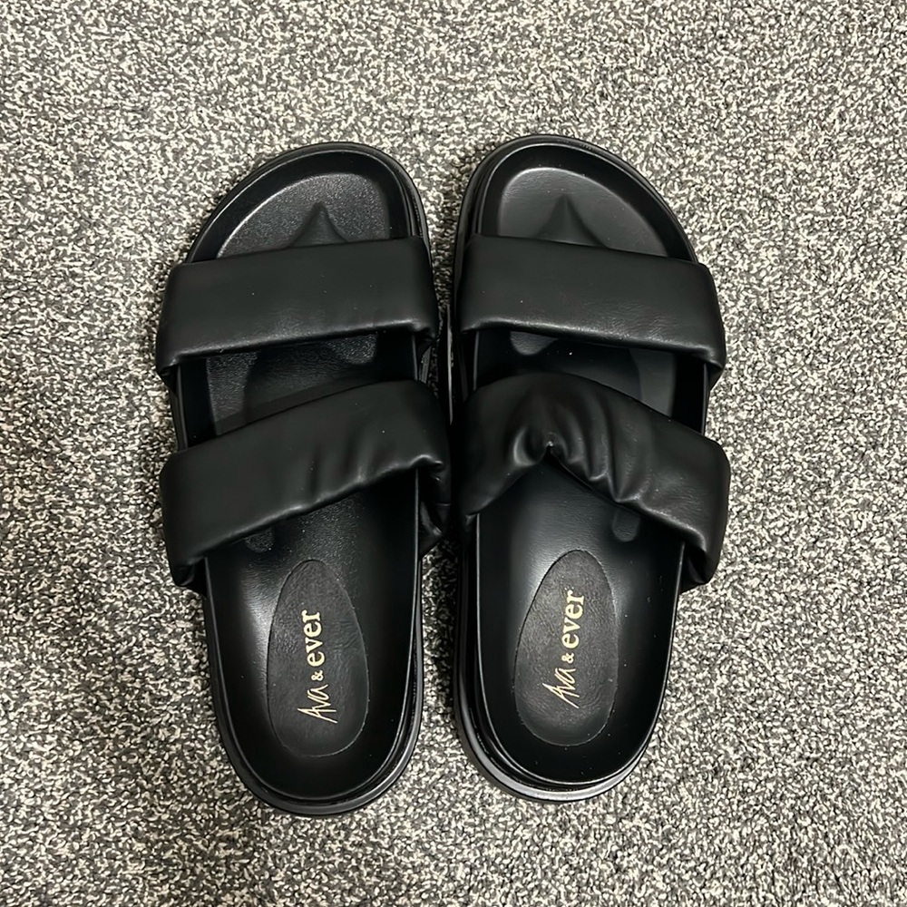 Ava & Ever black sandals. Women’s size 7.